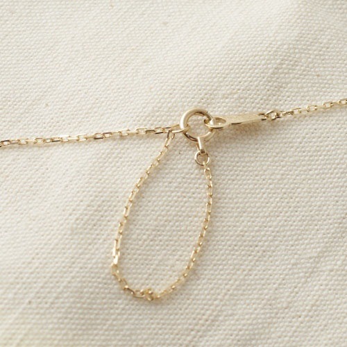 SKULL DIA NECKLACE K10