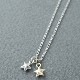 DOUBLE STAR NECKLACE SV&K10