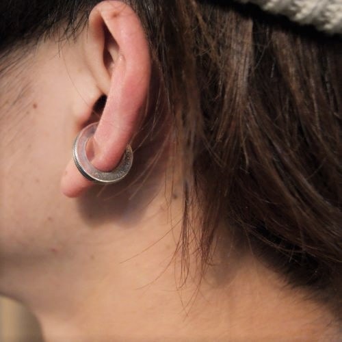 FADED COIN EAR CUFF