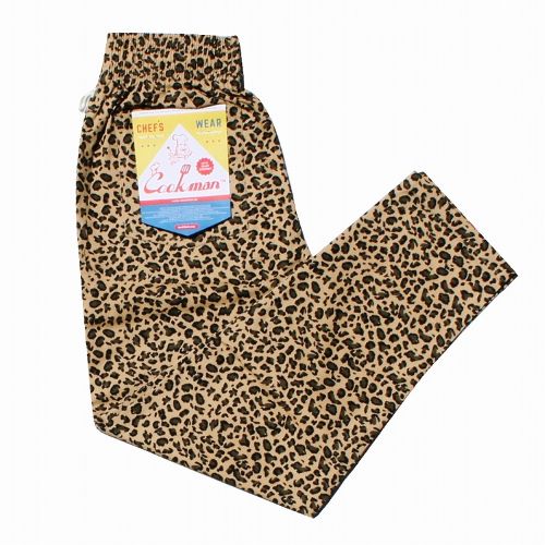 COOKMAN Chef Pants Leopard