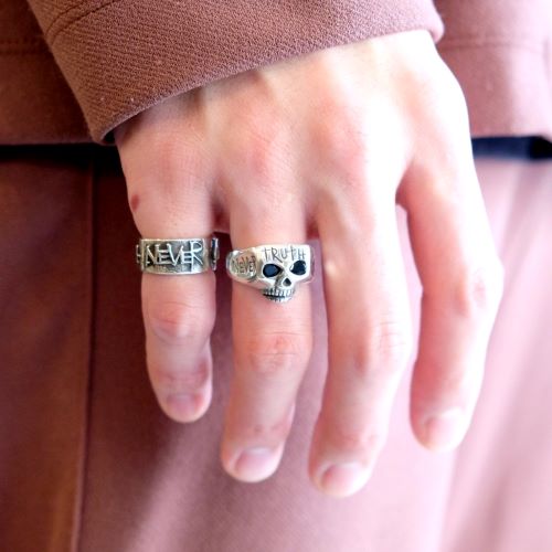 JIMSKULL RING JOHNNY DEPP NEVER FEAR TRUTH ˥