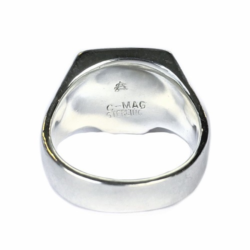 JIM SKULL ENGRAVED-SE-SAPPHIRE-