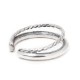 LINK RING FREE & EAR CUFF SILVER925