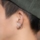 LINK RING FREE & EAR CUFF SILVER925