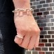 LINK RING FREE & EAR CUFF SILVER925