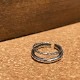 LINK RING FREE & EAR CUFF SILVER925
