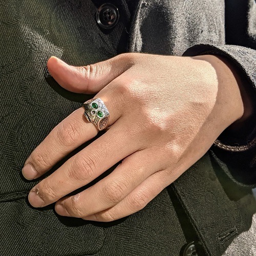 JIM SKULL ENGRAVED-SE-EMERALD-