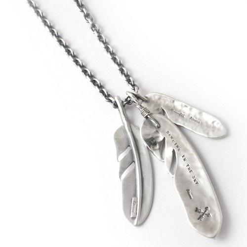 LUXURY THREE FEATHERS NECKLACE