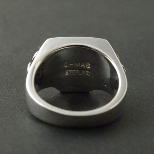 JIM SKULL RING-HEART