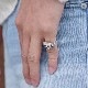 JIM SKULL RING-HEART
