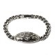 HORSE PLATE BRACELET SILVER