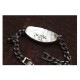 HORSE PLATE BRACELET SILVER