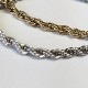mollive STAINLESS STEEL ROPE CHAIN BRACELET.