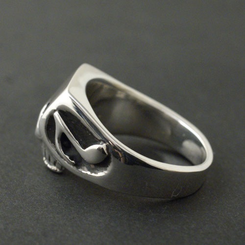 JIM SKULL RING MUSIC NOTE