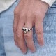 JIM SKULL RING MUSIC NOTE