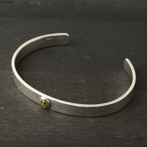 国内外の人気集結！ BRASS & SILVER SMILE BRACELET の販売【CHARCOAL*GREEN】公式 S アクセサリー