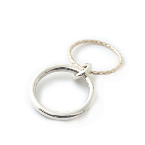 LINK RING SMALL K10&SV925��C*G LIMITED