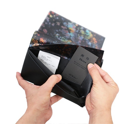 SHOSA��LONG WALLET��BLACK��AURORA(�֥�å����ߥ���������¦)