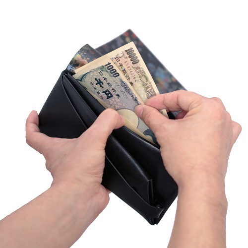 SHOSA��LONG WALLET��BLACK��AURORA(�֥�å����ߥ���������¦)