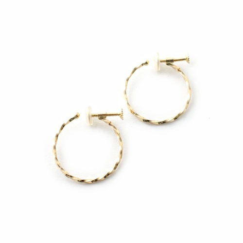 K10 GOLD TWIST EARRING EARCUFF SET �Ҳʥ��ʤ������ѥ�ǥ�