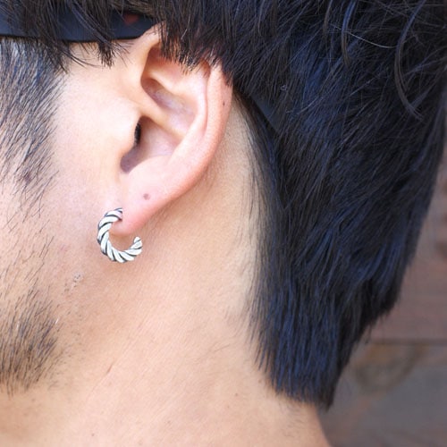 PRESS PIERCE SILVER 2SET ���Ÿ��դ������ѥ�ǥ�