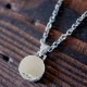 ONYX FLAT ROUND NECKLACE