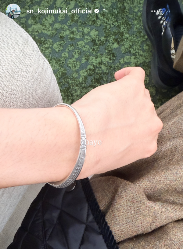 �ǲ��LOVE SONG�˥��Ρ��ޥ���湯�󤵤����ѥ�ǥ� TUAREG SILVER BRACELET��LARGE