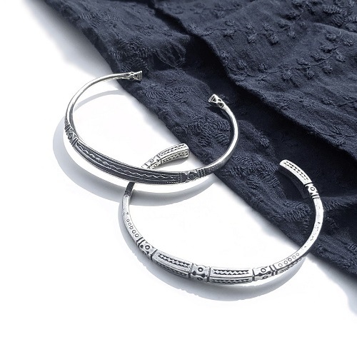�ǲ��LOVE SONG�˥��Ρ��ޥ���湯�󤵤����ѥ�ǥ� TUAREG SILVER BRACELET��LARGE