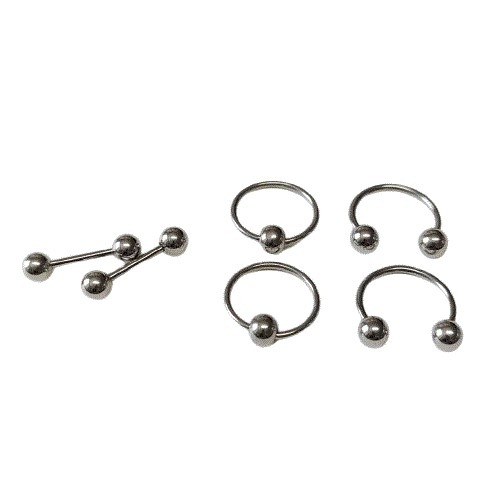 MOLLIVE STAINLESS PIERCES 2P SET