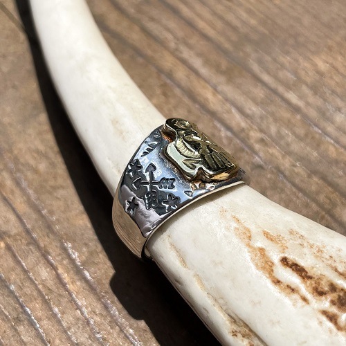 ���Ρ��ޥ��ܹ�ϡ���󡦿�߷ä�Ȥ������ѥ�ǥ롦18K THUNDER BIRD RING