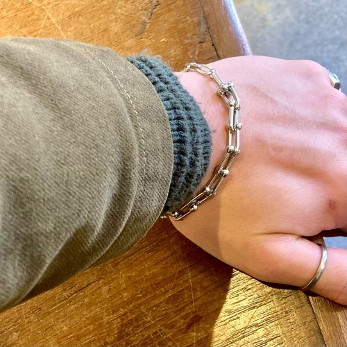 Ρޥܹϡѥǥ mollive STAINLESS STEEL LINK BRACELET.