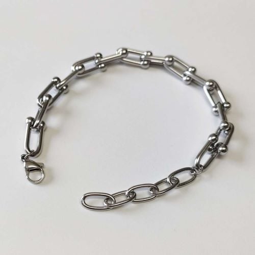 Ρޥܹϡѥǥ mollive STAINLESS STEEL LINK BRACELET.
