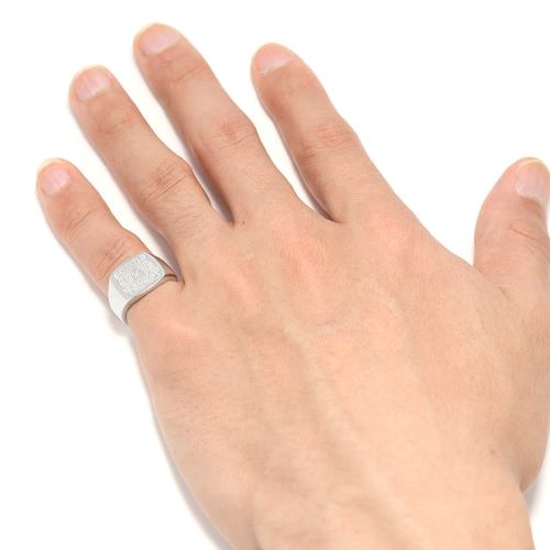 B.R.CHANNELҲ Large Signet Ring - Silver