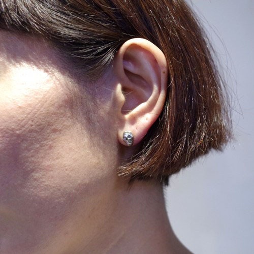 SKULL DIAMONDS PIERCE K10