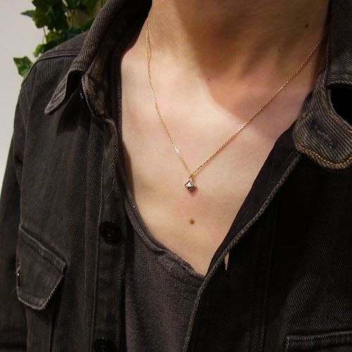 STUDS K10+SV NECKLACE