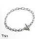 B.R.CHANNEL�Ҳ��� Thin Horseshoe Toggle Bracelet - Long Link