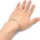 B.R.CHANNELҲ Thin Horseshoe Toggle Bracelet - Anchor