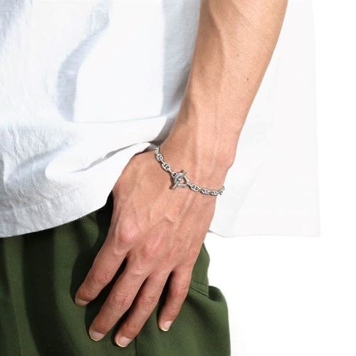 B.R.CHANNEL�Ҳ��� Medium Horseshoe Toggle Bracelet - Anchor