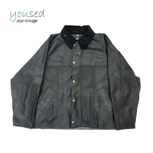 yoused��LEATHER DRIVER'S JACKET(2)