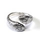 LUCKY SNAKE RING W-HEADS��