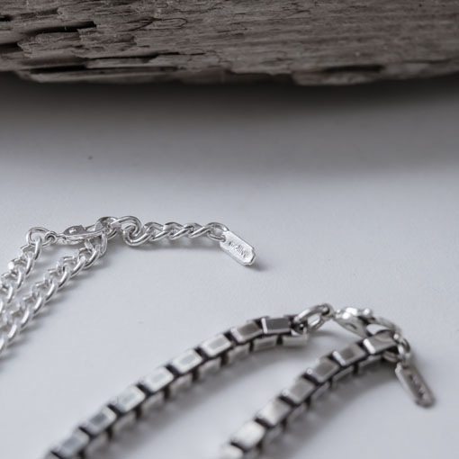 ƣ򤵤󡦥ΡޥܹϡJ01ϡSILVER CHAIN NECKLACE TYPE3