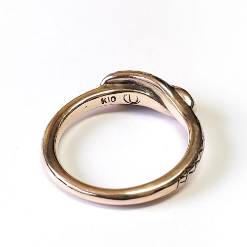 LUCKY SNAKE RING K10 GOLD
