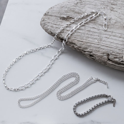 SILVER CHAIN NECKLACE TYPE4