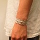 CENTER LINE FLAT BRACELET
