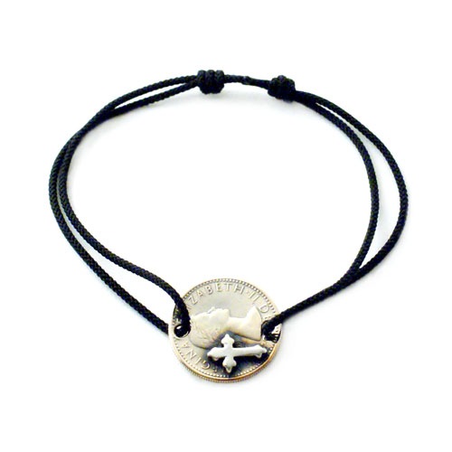 6PENCE CORD BRACELET ANKLET K10