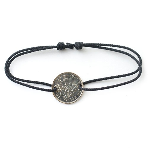 6PENCE CORD BRACELET ANKLET K10