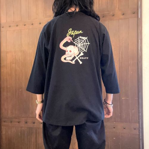 HEAVY SUKA JAMPER 3/4 T-SHIRTS 2 SNAKE & SKULL