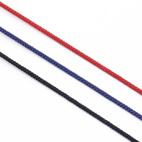 K18 Small Horseshoe Cord Bracelet-Plane