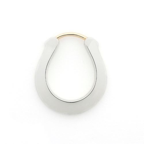 Horseshoe Hoop Pierce - Silver