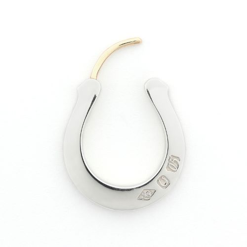 Horseshoe Hoop Pierce - Silver
